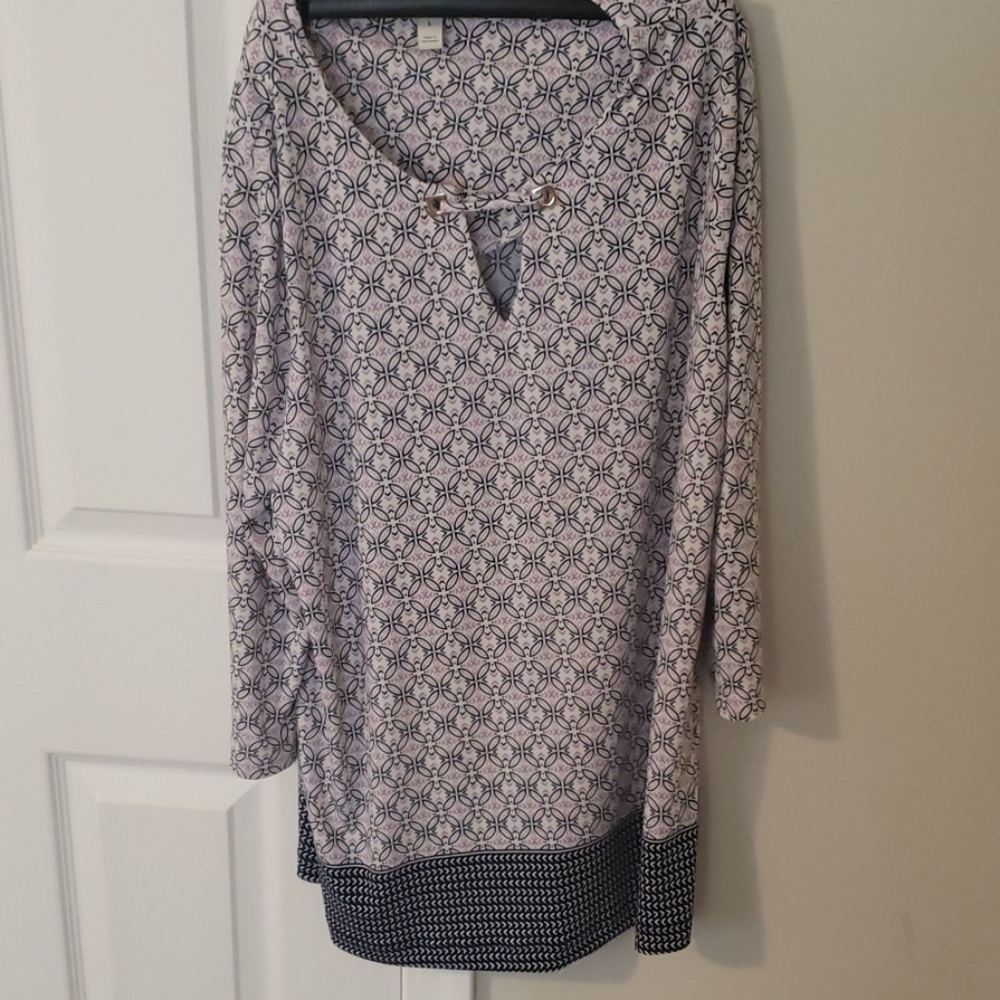 Dana bauchman Women top blouse Size Large used